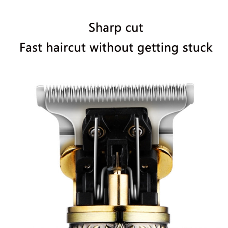 Retro Self-Assistant Hair Clipper Set with LCD Display, Specification:LM-300