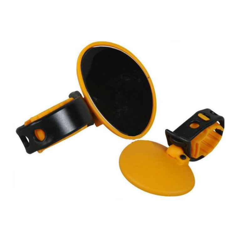 6 PCS Bicycle Rearview Mirror Mountain Bike Reflector 360 ??Degree Rotating Reversing Mirror, Random Color Delivery