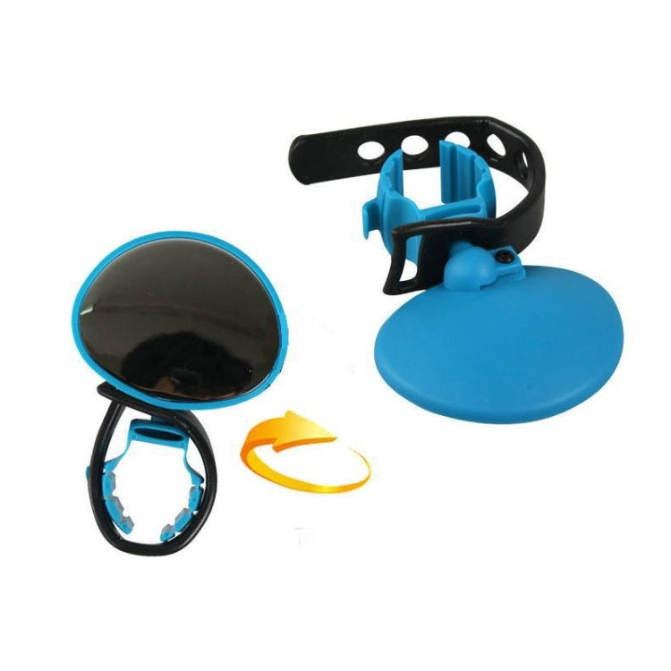 6 PCS Bicycle Rearview Mirror Mountain Bike Reflector 360 ??Degree Rotating Reversing Mirror, Random Color Delivery