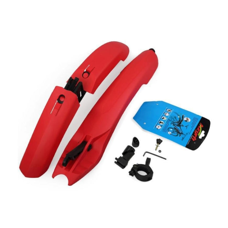 Bicycle Fender With LED Taillights Mountain Bike Fender Quick Release 26 Inch Riding Accessories