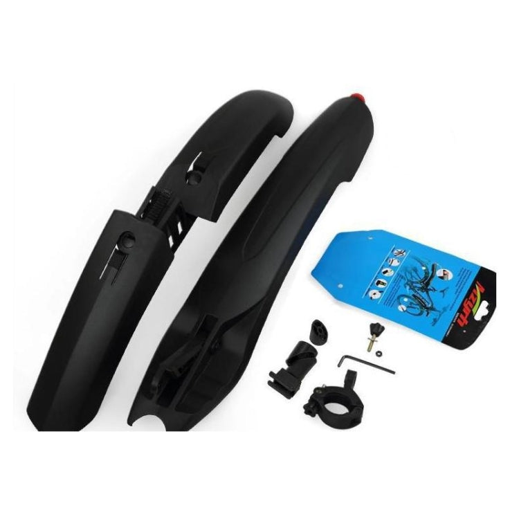 Bicycle Fender With LED Taillights Mountain Bike Fender Quick Release 26 Inch Riding Accessories