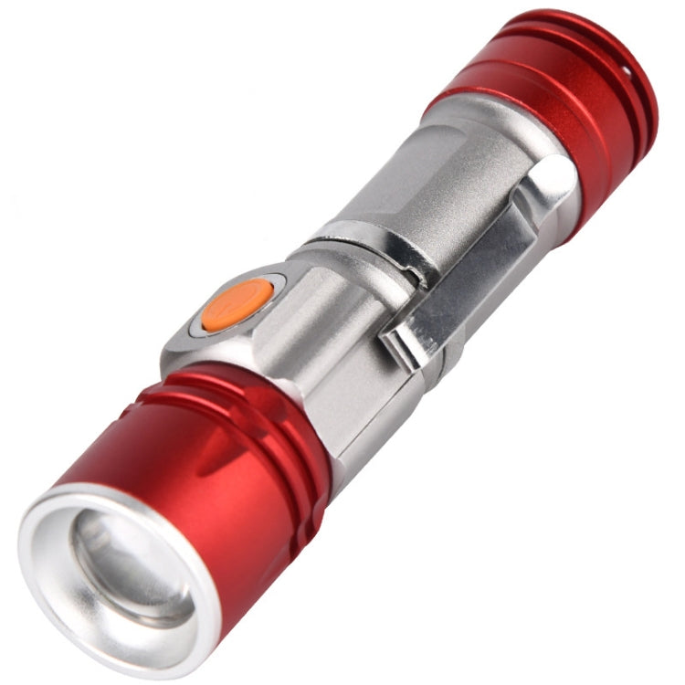 TG-S185 Strong Light Flashlight Telescopic Zoom Long-Range Aluminum Alloy USB  Handheld Mini Charging Flashlight