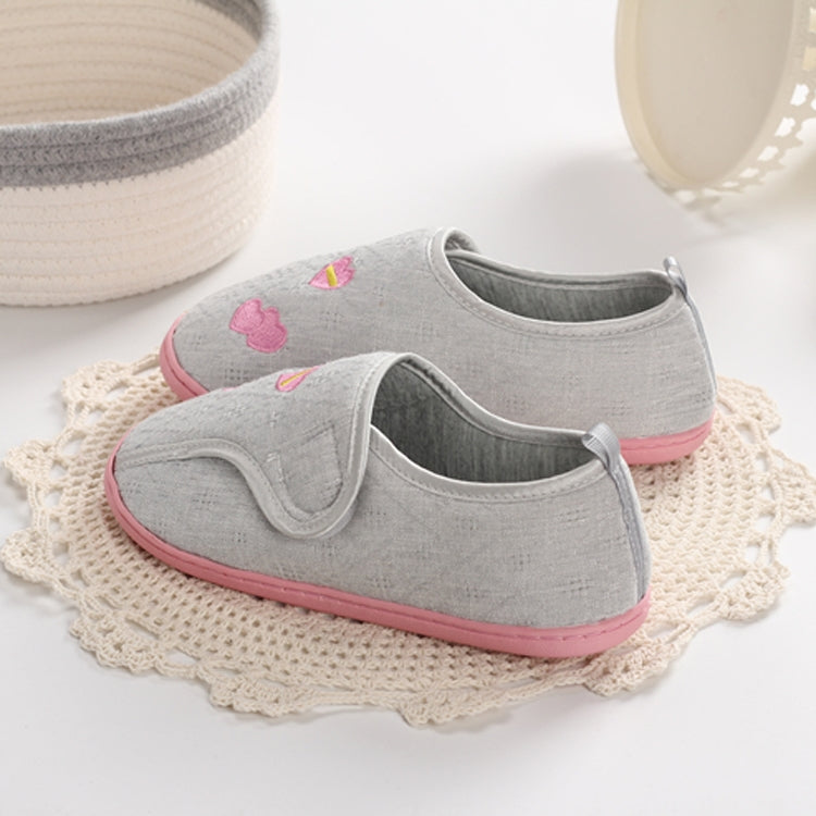 Spring And Summer Pregnant Women Small Single Shoes Confinement Shoes Pregnant Women Postpartum Home Slippers, Size: 39-40