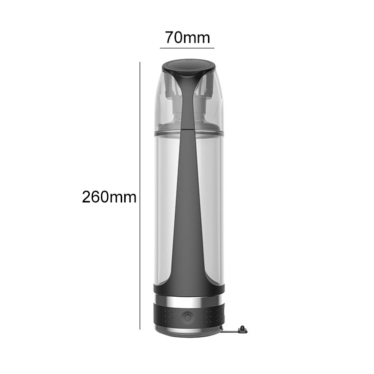 Anion Hydroxide Ion Health Water Cup Rechargeable Electrolysis Water Cup, Capacity: 500ml(Black)