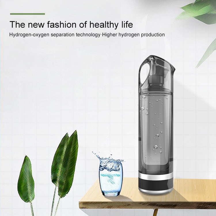 Anion Hydroxide Ion Health Water Cup Rechargeable Electrolysis Water Cup, Capacity: 500ml(Black)