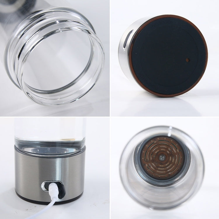 Health Hydrogen-Rich Water Cup Health Glass Hydrogen Water Cup, Capacity: 420ml(White)