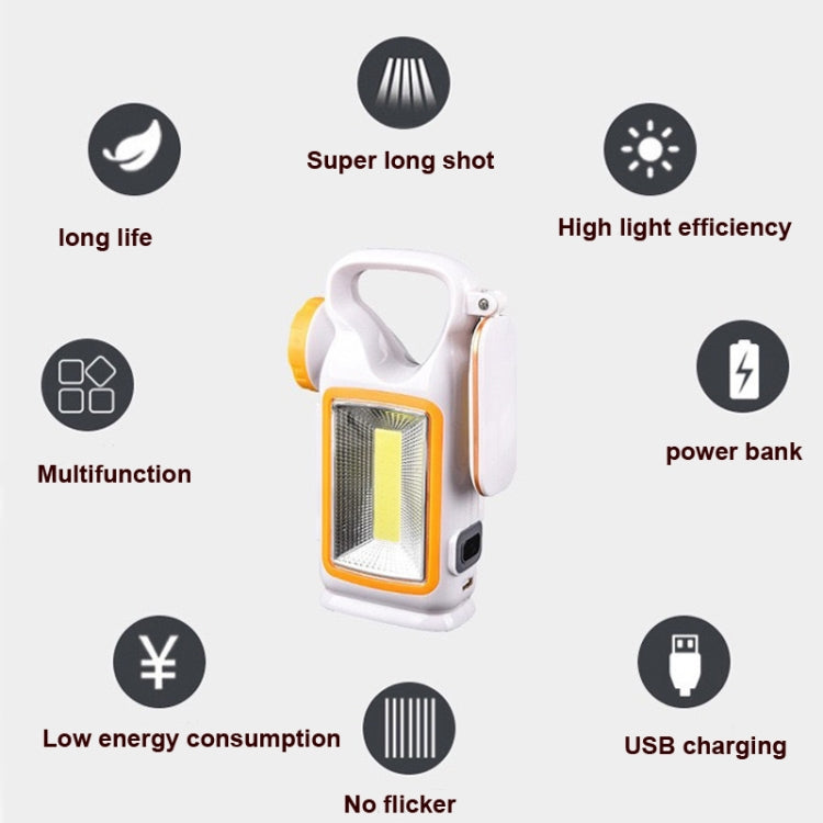 Multi-Function Bright Solar Rechargeable Lighting LED Portable Lamp Camping Outdoor Adventure Lamp