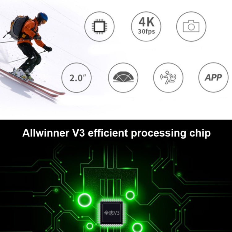 G1 4K 16 Million Pixel Sports Camera With Waterproof Case WiFi Remote Control DV Camera 2.0 Inch 170 A+ Wide Angle