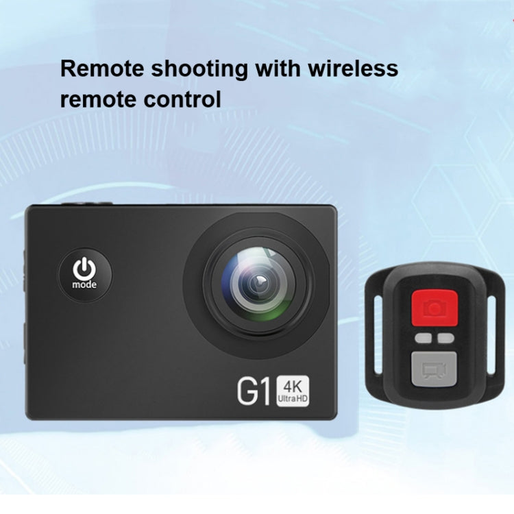 G1 4K 16 Million Pixel Sports Camera With Waterproof Case WiFi Remote Control DV Camera 2.0 Inch 170 A+ Wide Angle