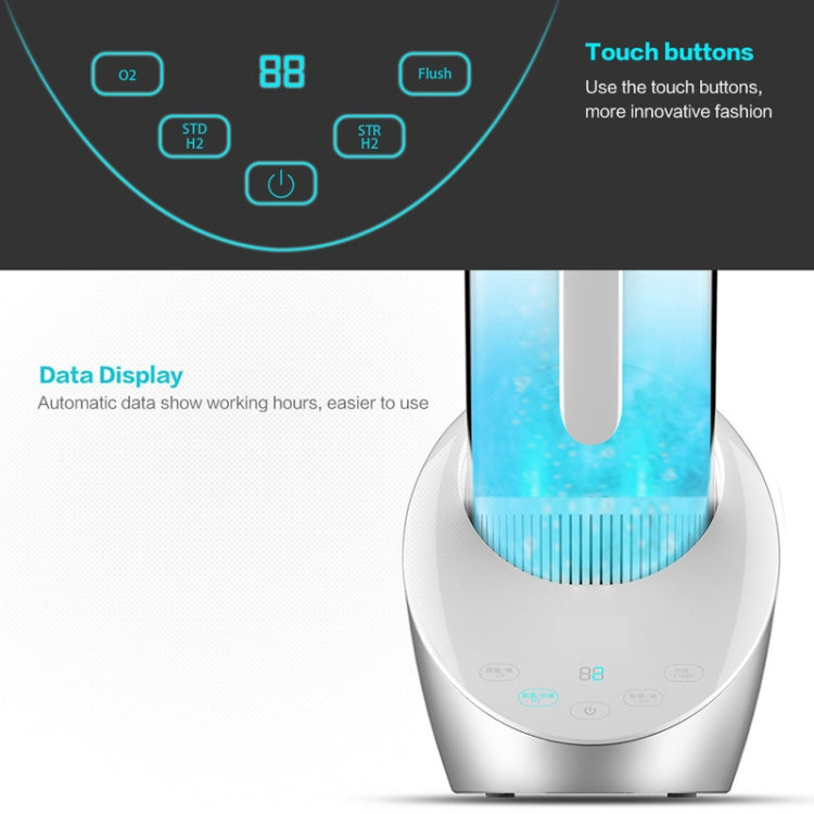 Hydrogen-Rich Water Machine Household Hydrogen-Rich Electrolysis Water Kettle, EU Plug(English Version)