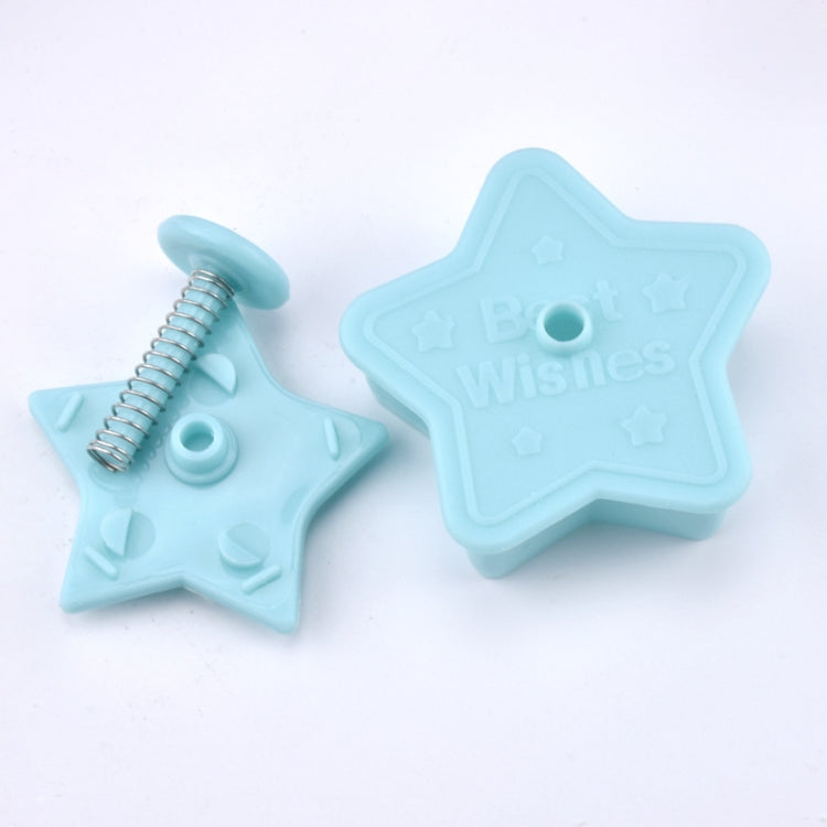 5 Sets Three-Dimensional Fondant Biscuit Embossing Mold Push-Type Cake Mold Random Style Delivery