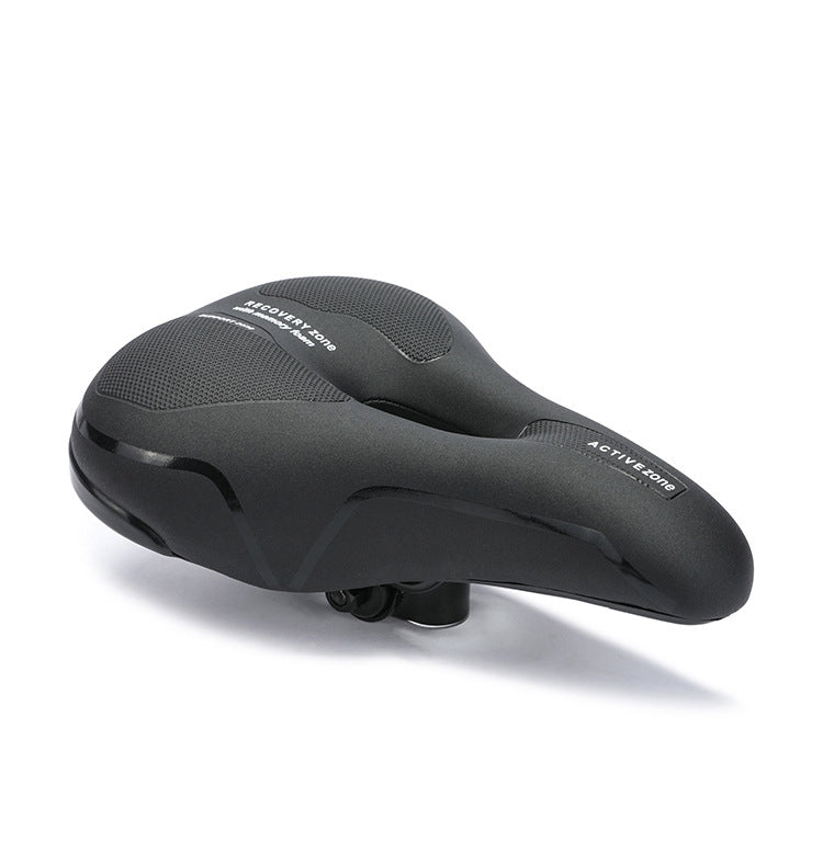 Bicycle Seat Saddle Mountain Bike Seat Comfortable Thick Memory Foam(Black)