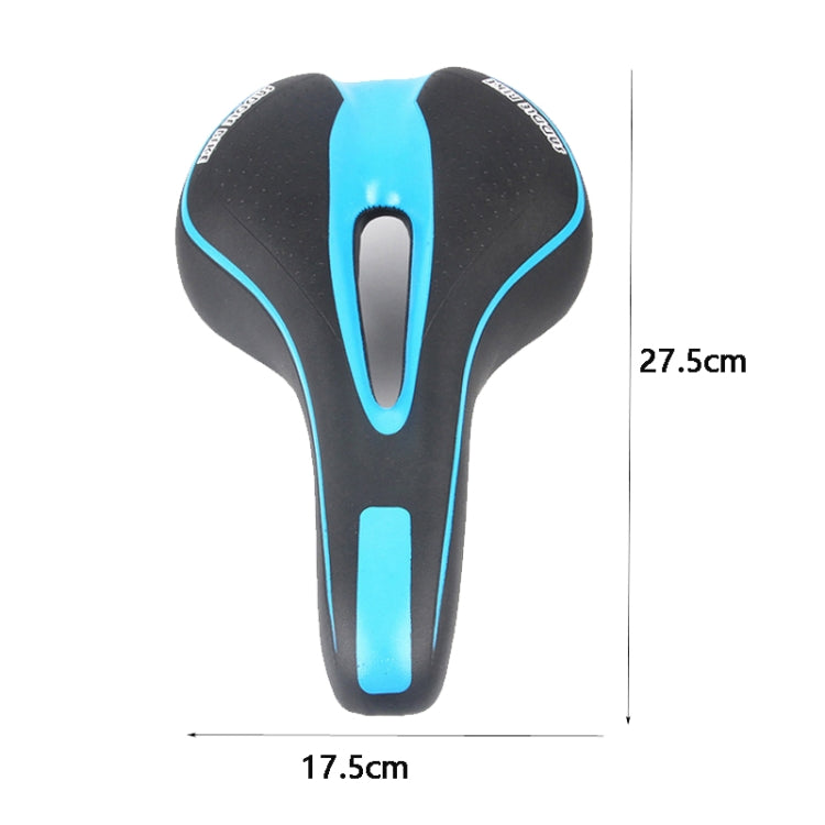 Mountain Bike Saddle Road Bike Folding Car Seat Cushion Cycling Equipment, Colour: Black White(No Standard)