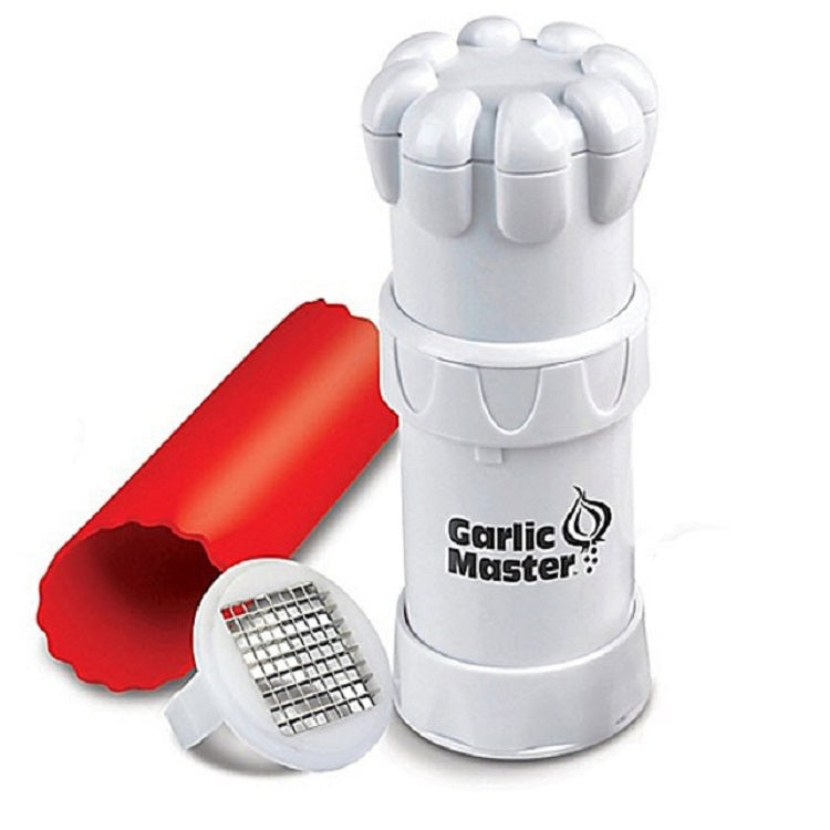 Household Multifunctional Manual Garlic Masher Garlic Press, Specification: OPP Packaging(White)