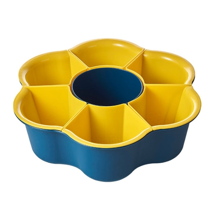 Rotatable Hot Pot Vegetable & Fruit Platter Household Compartment Plastic Two Layers Drain Basin