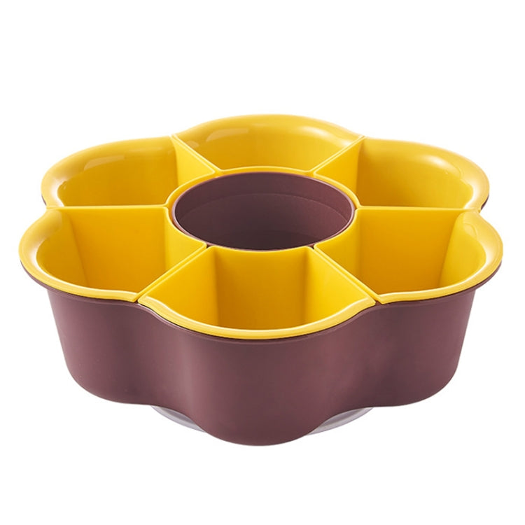 Rotatable Hot Pot Vegetable & Fruit Platter Household Compartment Plastic Two Layers Drain Basin