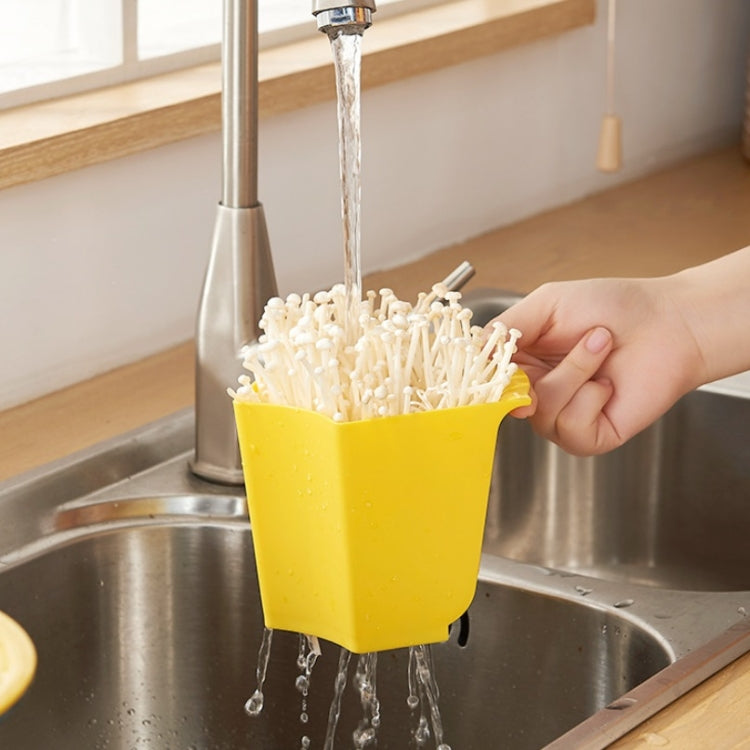 Rotatable Hot Pot Vegetable & Fruit Platter Household Compartment Plastic Two Layers Drain Basin