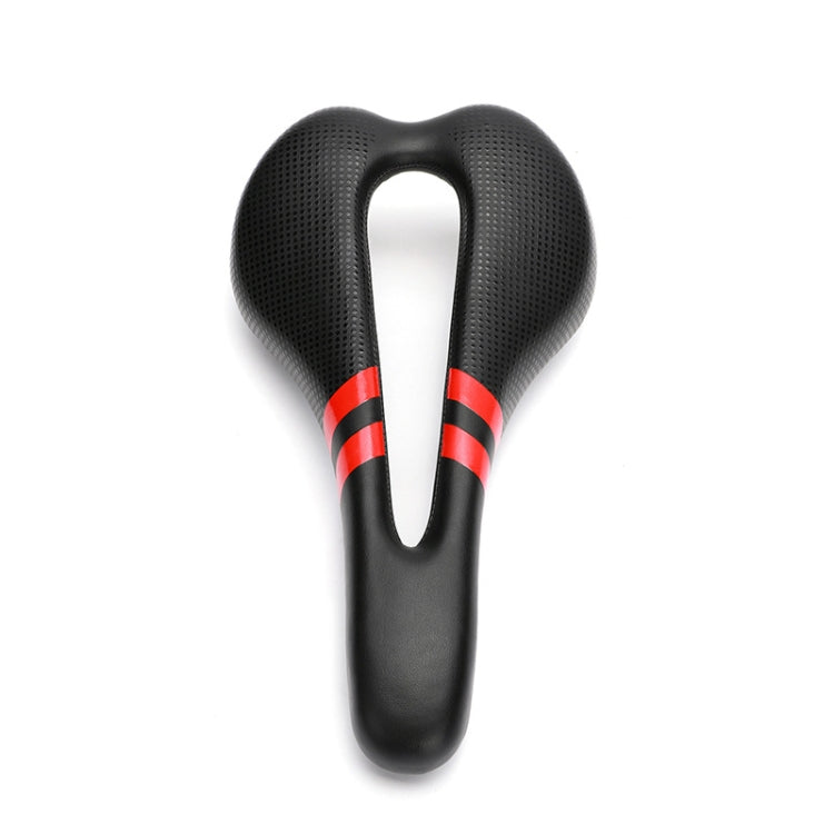 Mountain Bike Seat Road Bike Saddle Bicycle Seat Hollow Seat(Silver)