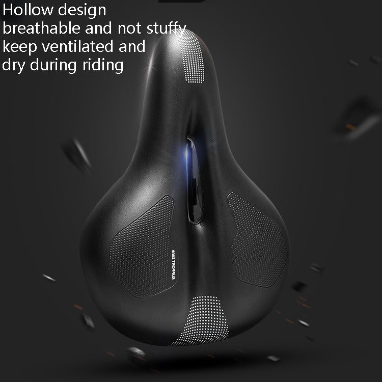 Bicycle Seat Spring Saddle Riding Equipment Accessories(Black)