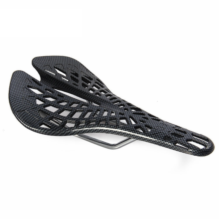 Bicycle Seat Mountain Bike Seat Spider Web Seat(Carbon Fiber)