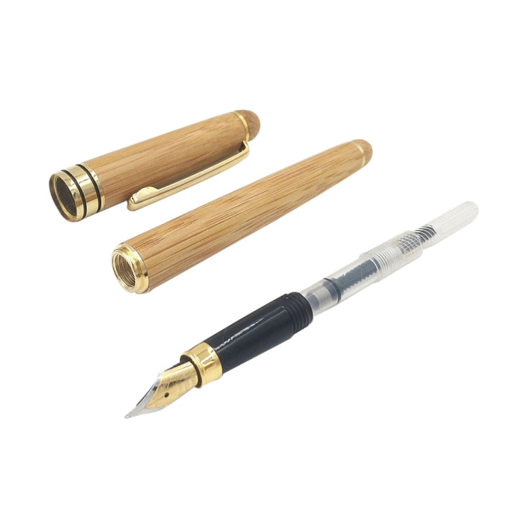 Creative Wooden Pen Set with Pen Box Student Stationery Office Gifts, Style:Fountain Pen+Pen Box