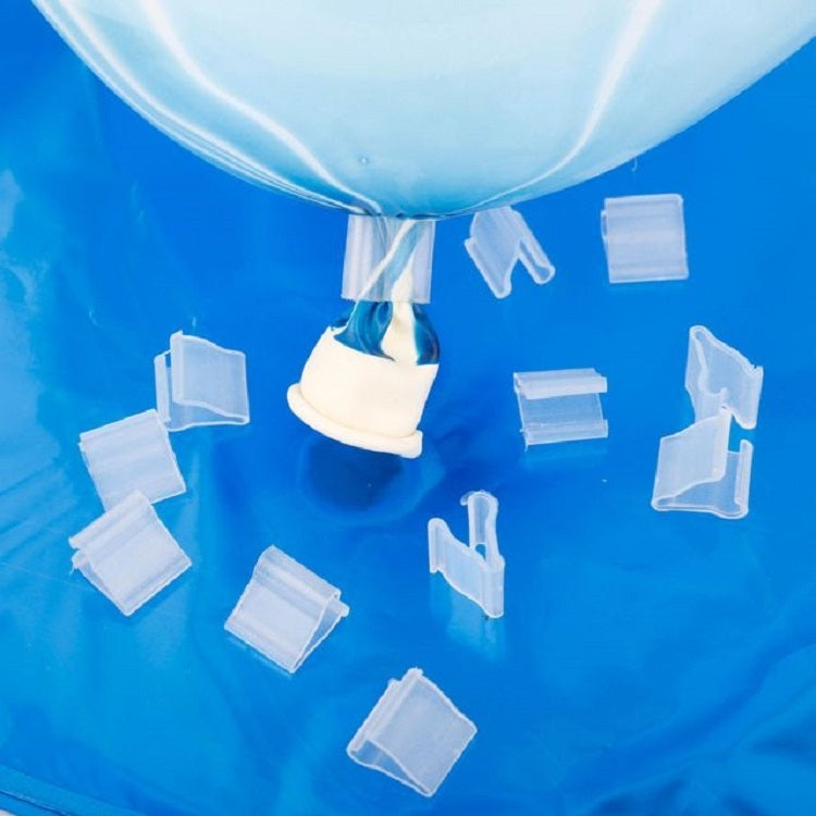 50 PCS Latex Balloon V-clip Clips Balloon Sealing Accessories, Specification:Latex Balloon V-clip(Transparent)