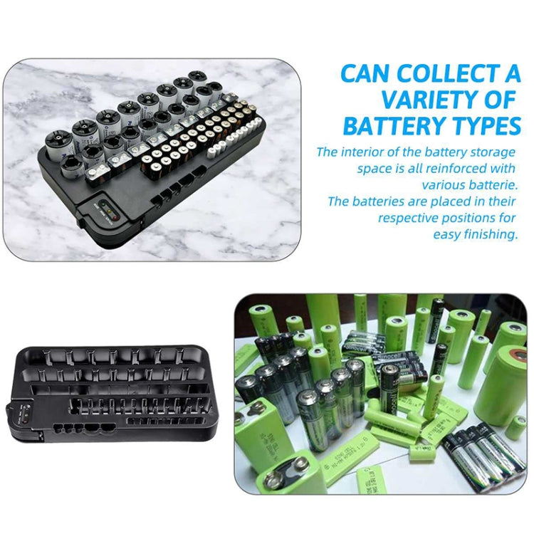 MZK019 Multifunctional Battery Test Battery Strength Indicator Storage Box
