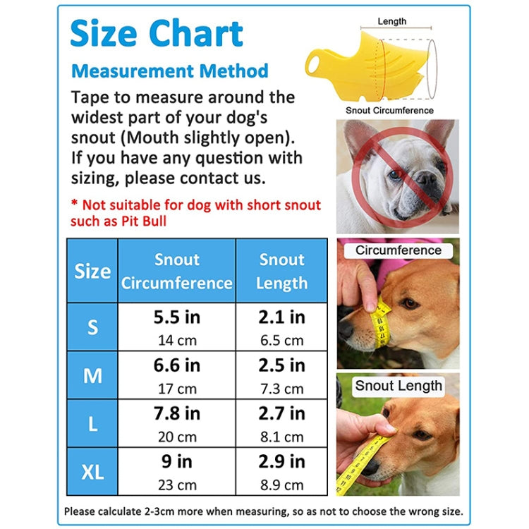 Dog Muzzle Cover Tedike Fund Fur Dog Muzzle Cover Anti-Bite Mouth Cover Silicone Supplies, Specification: M