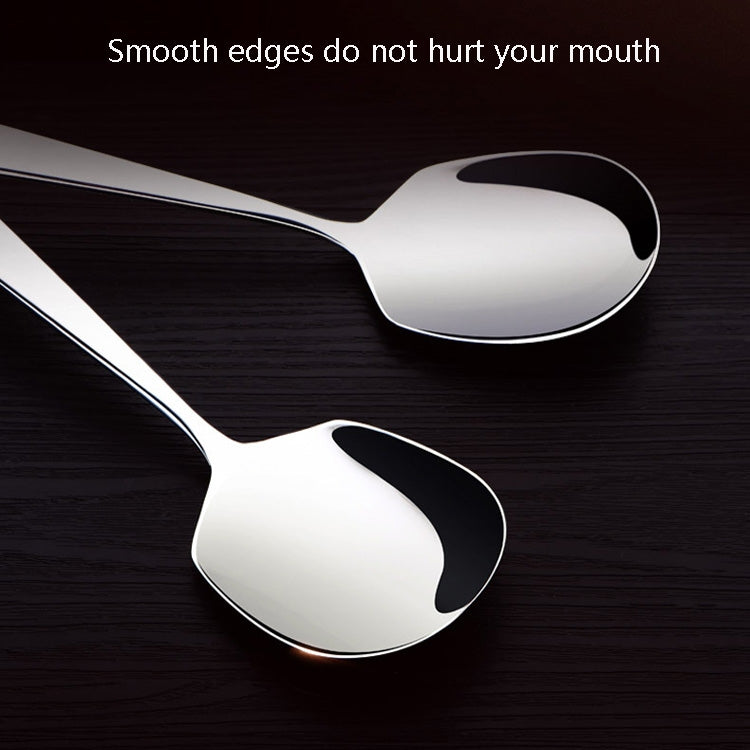 4 PCS 304 Stainless Steel Serving Spoon Buffet Spoon, Specification: Spoon