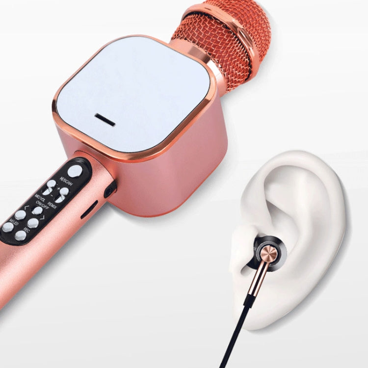 Q009 Mobile Phone Karaoke Computer Home Wireless Bluetooth Microphone Audio Integrated Microphone