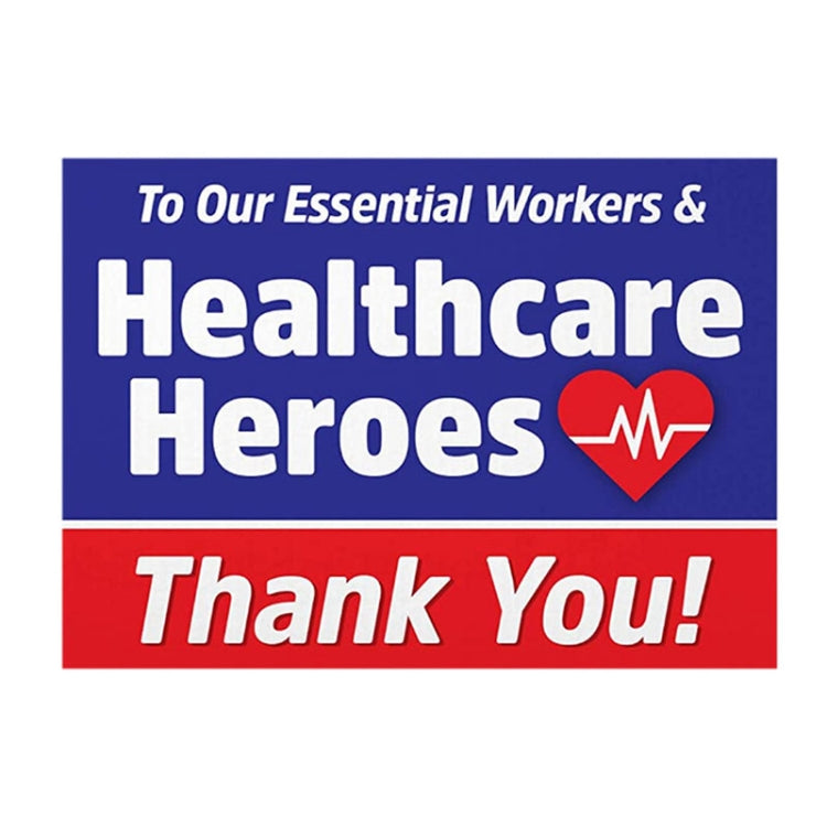 5 PCS Healthcare Worker Hero PVC Wall Sticker