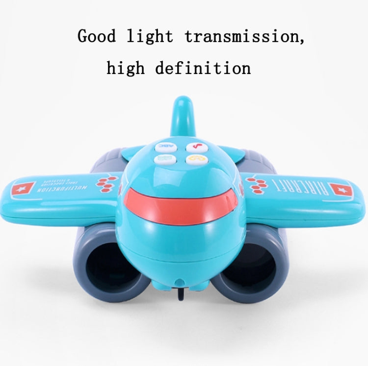 Children Telescope Toy Early Education Portable Binocular Outdoor Magnifying Glass(Red)