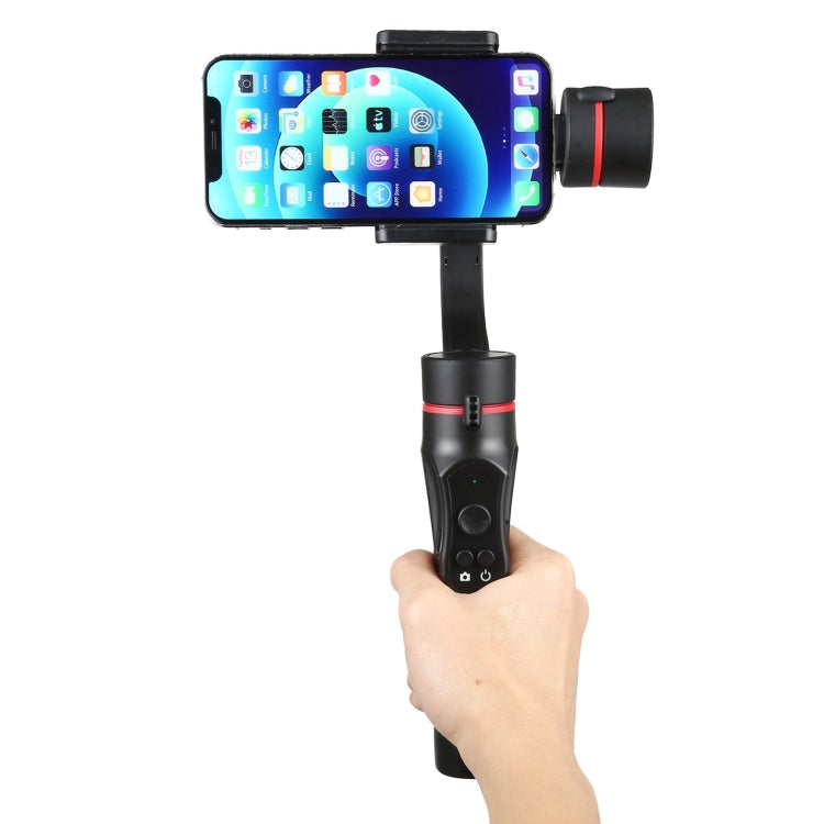 H2 Mobile Phone Stabilizer Three-Axis Anti-Shake Handheld Camera Gimbal Smart Camera Gimbal(Red)