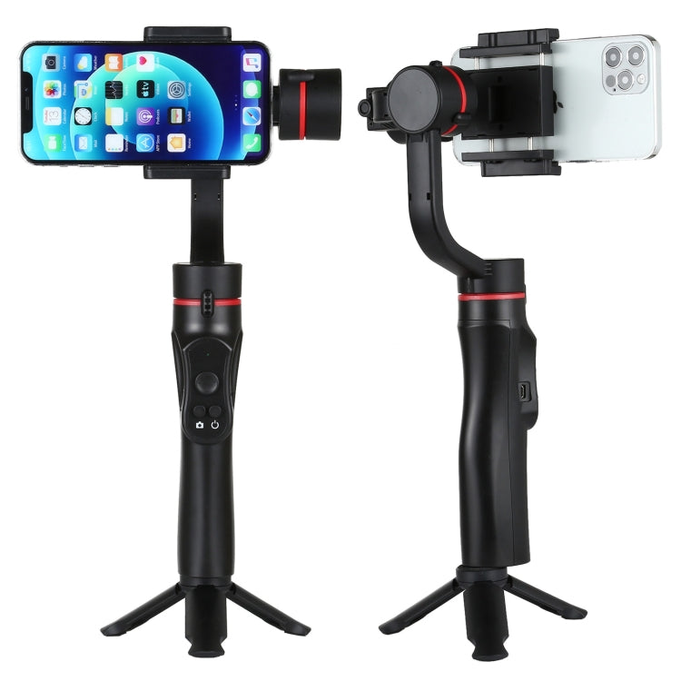 H2 Mobile Phone Stabilizer Three-Axis Anti-Shake Handheld Camera Gimbal Smart Camera Gimbal(Red)