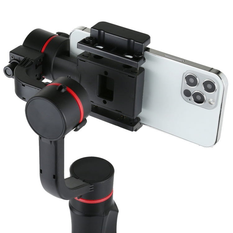 H2 Mobile Phone Stabilizer Three-Axis Anti-Shake Handheld Camera Gimbal Smart Camera Gimbal(Red)