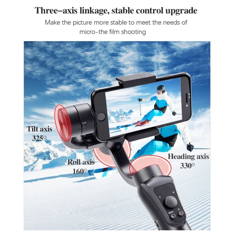 S5 Three-Axis Handheld Gimbal Mobile Phone Smart Anti-Shake Camera Panoramic Stabilizer
