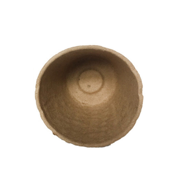 100 PCS Environmentally Friendly Practical Recyclable Paper Nursery Cups Straight Pulp Molded Flower Pots