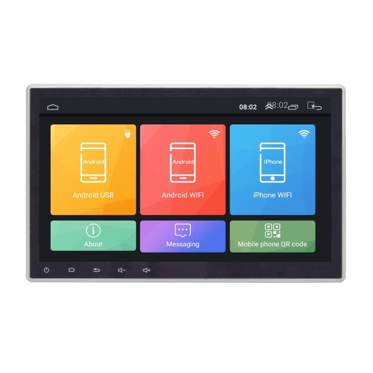 Android Navigation Single 10.1-Inch Universal Machine Navigation Front And Rear Shaking Head Car Navigation Integrated GPS WiFi 1G+16G