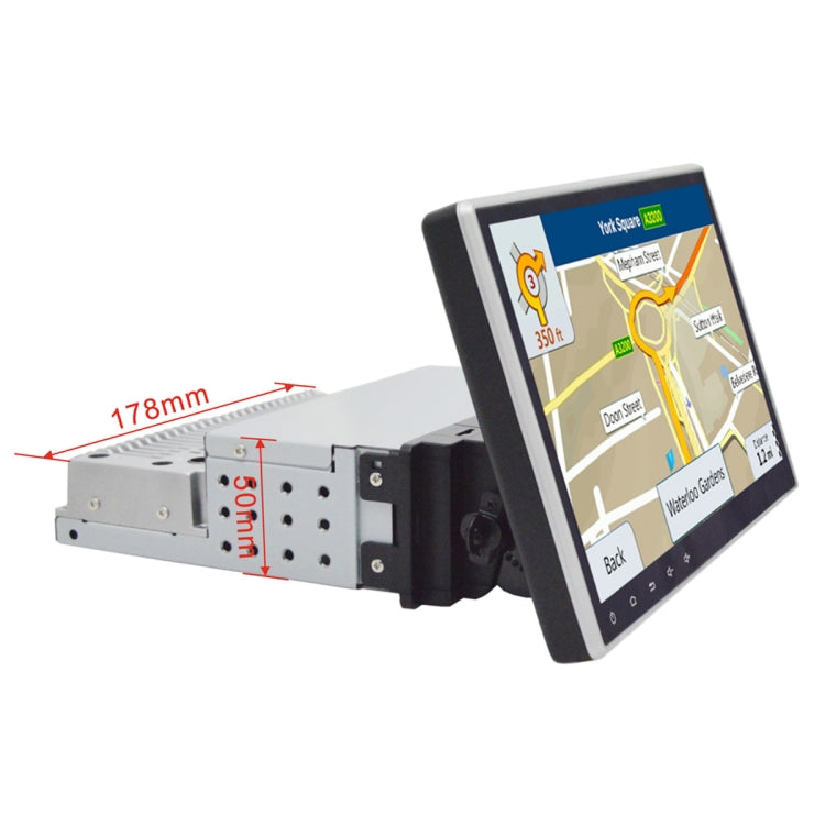 Android Navigation Single 10.1-Inch Universal Machine Navigation Front And Rear Shaking Head Car Navigation Integrated GPS WiFi 1G+16G