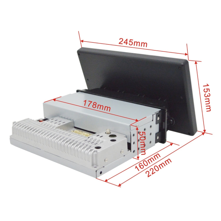 Android Navigation Single 10.1-Inch Universal Machine Navigation Front And Rear Shaking Head Car Navigation Integrated GPS WiFi 1G+16G