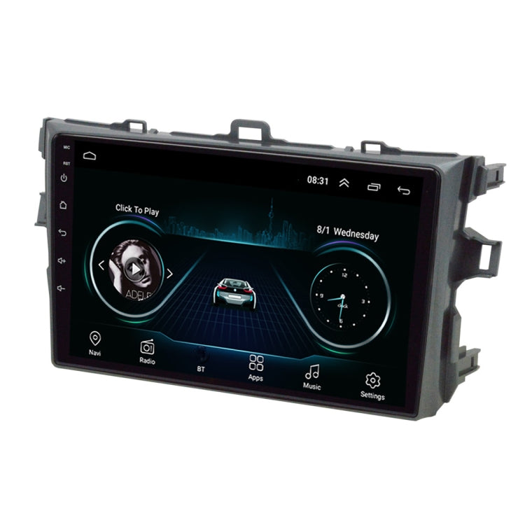 9 inch Android Navigation Bluetooth MP5 Car Navigation Integrated GPS Suitable For Toyota Corolla 07-13 WIFI 1G+16G