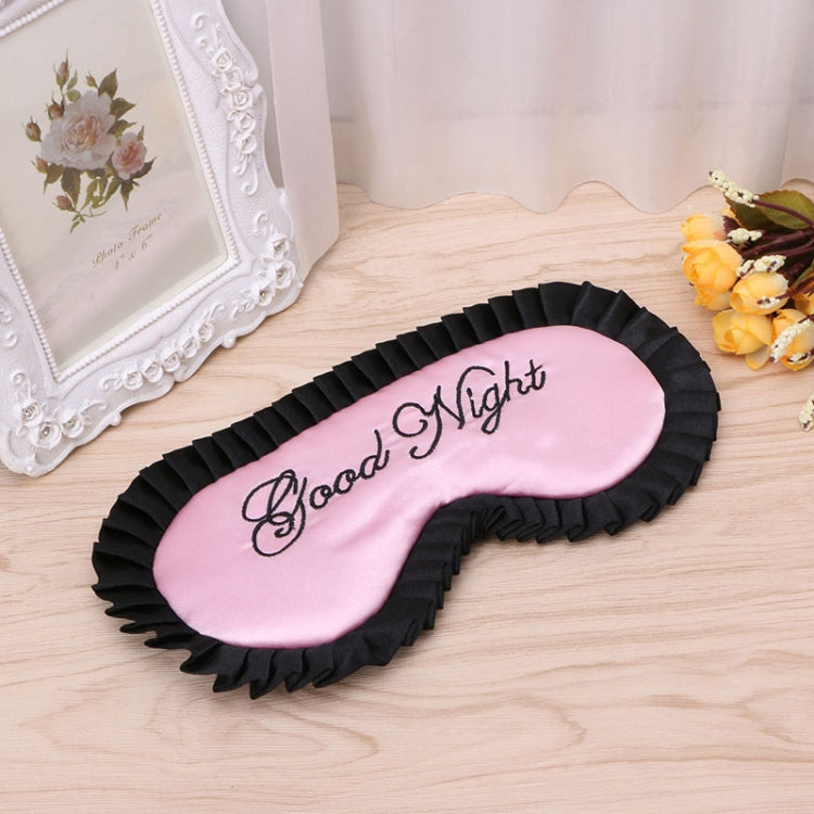 Comfortable Imitation Silk Satin Personalized Travel Sleep Mask Eye Cover
