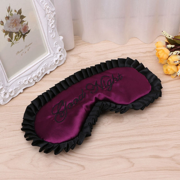 Comfortable Imitation Silk Satin Personalized Travel Sleep Mask Eye Cover