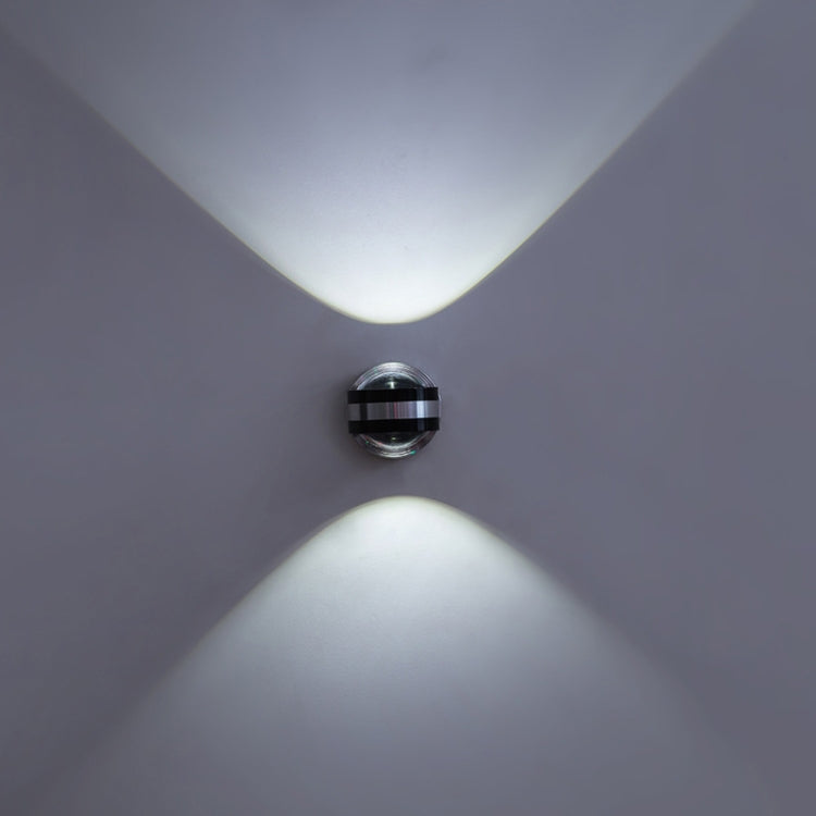 Up Down Wall Lamp LED Modern Indoor Hotel Decoration Light Living Room Bedroom Bedside TV Background Lamps, Wattage:6w