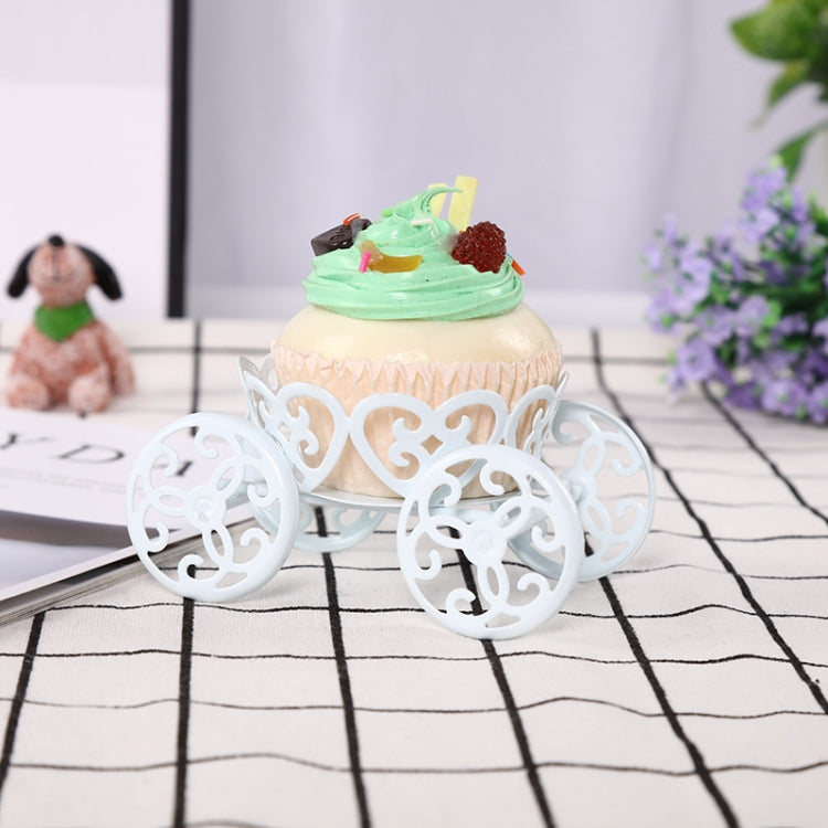 3 PCS Wrought Iron Cake Stand Dessert Holder Candle Holder Metal Decoration Ornaments