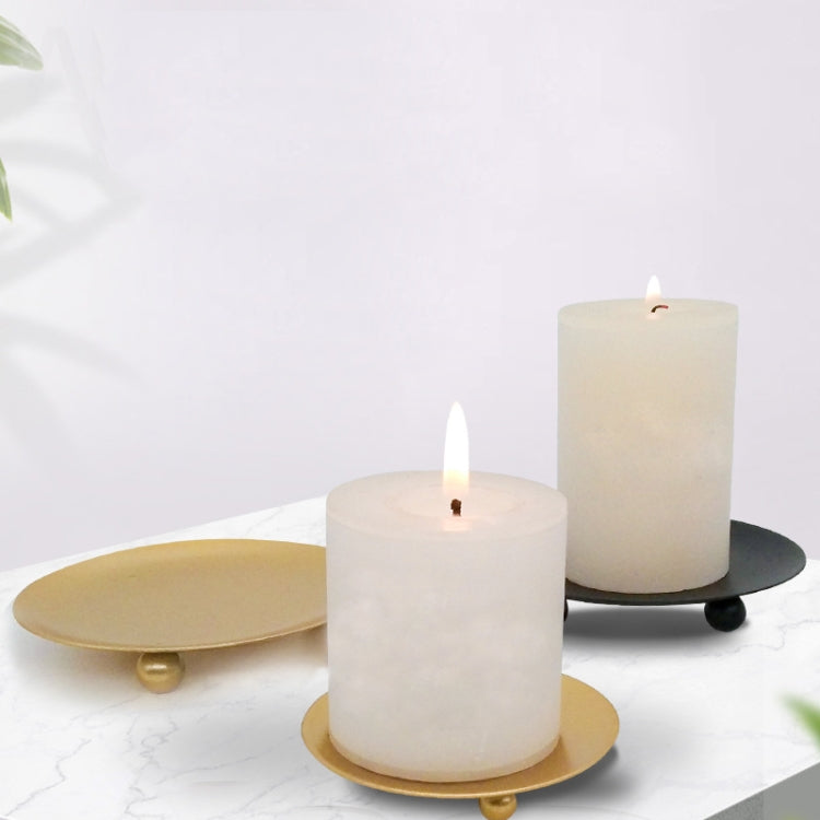 6 PCS European Romantic Iron Geometric Candle Holder Table Decoration, Size: Large