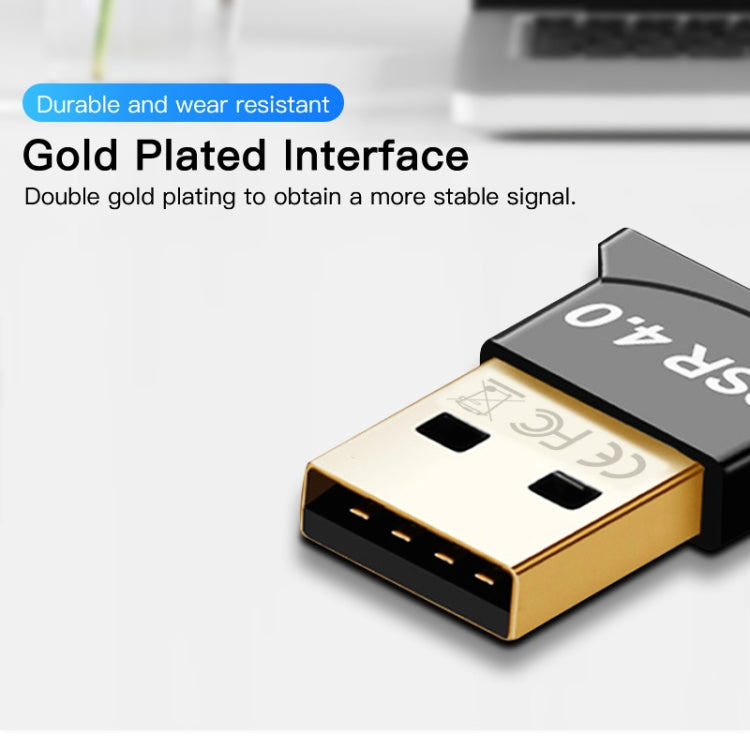 2 PCS  USB 4.0 Wireless Bluetooth Adapter Audio Receiver Transmitter