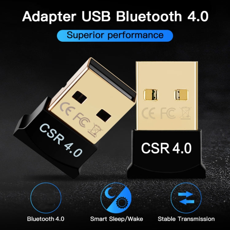 2 PCS  USB 4.0 Wireless Bluetooth Adapter Audio Receiver Transmitter