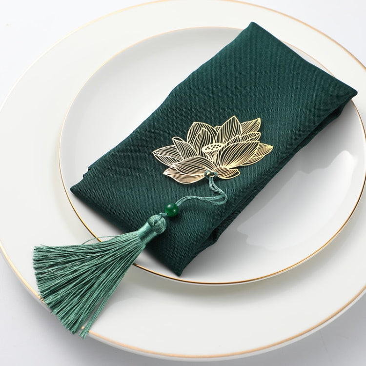 2 PCS Western Restaurant Banquet Metal Round Napkin Ring