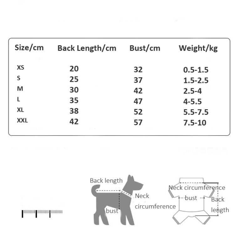 Puppy Dog Tang Suit Warm Clothes Teddy Autumn and Winter Clothes Pet Padded Princess Skirt, Size: S